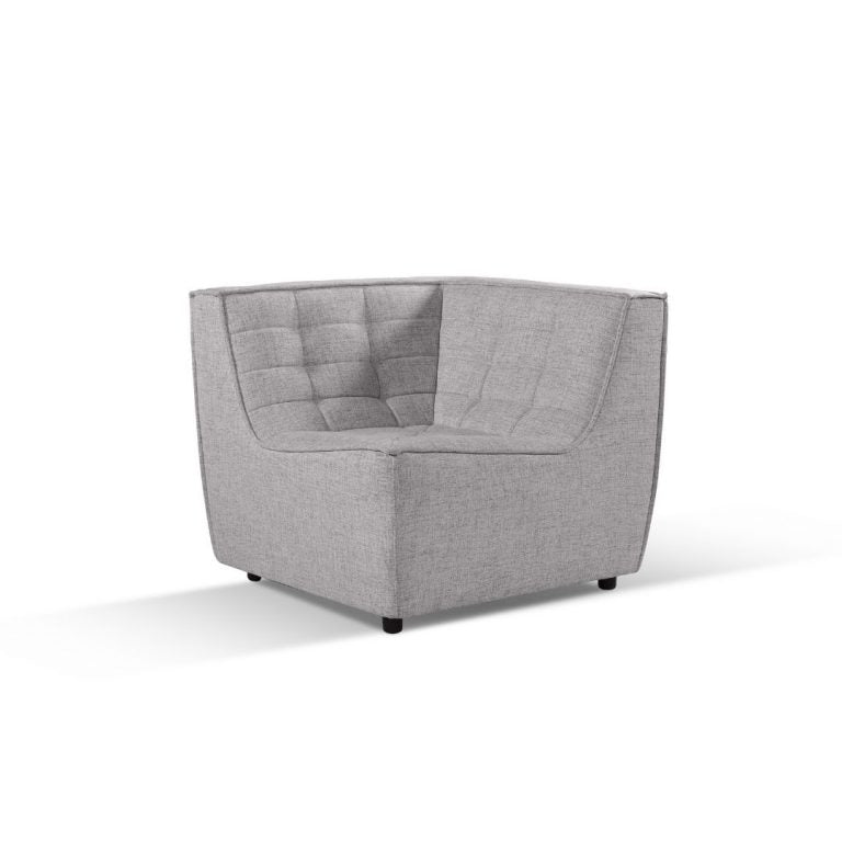 Domus Corner Seat Sofa upholstered in ‘Domus’ Linen Fabric